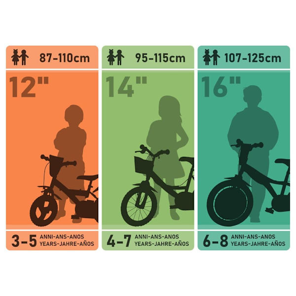Dino Bikes Flappy Cykel Vit 4-6 Years Pojke