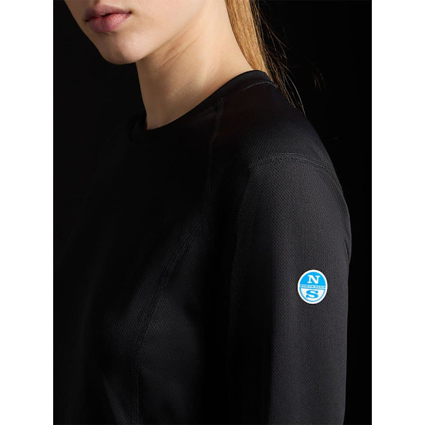 North Sails Performance Regatta Tech Langærmet Baselayer Sort XL Kvinde