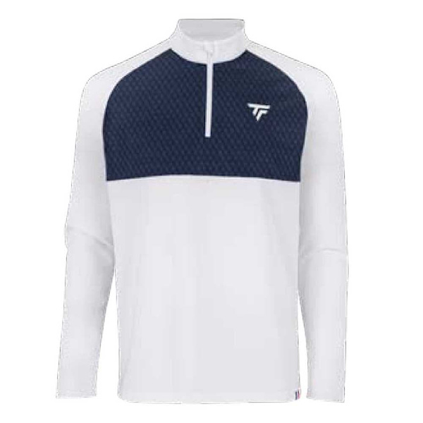 Tecnifibre Pitkähihainen T-paita Thermo Zipper Valkoinen,Sininen 2XL Mies