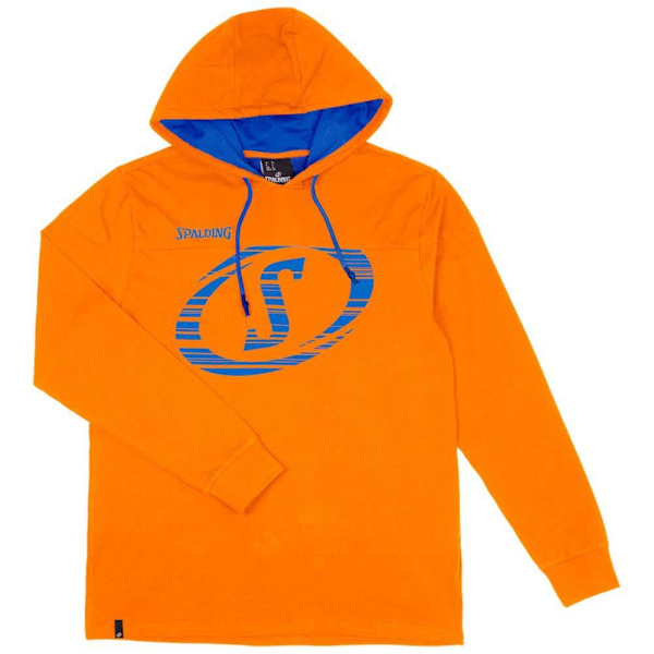 Spalding Fast Hættetrøje Orange M Mand