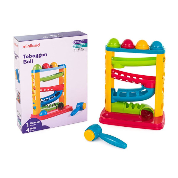Miniland Leksak Toboggan Ball Flerfärgad