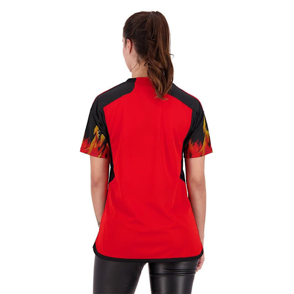 Adidas Naisen Lyhythihainen T-paita Etusivu Belgium 22/23 Punainen XS