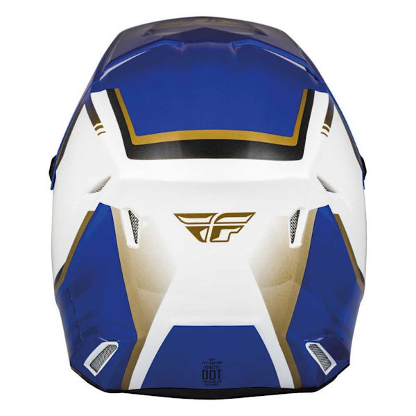 Fly Motocrosshjälm Ece Kinetic Drift Vit,Blå S