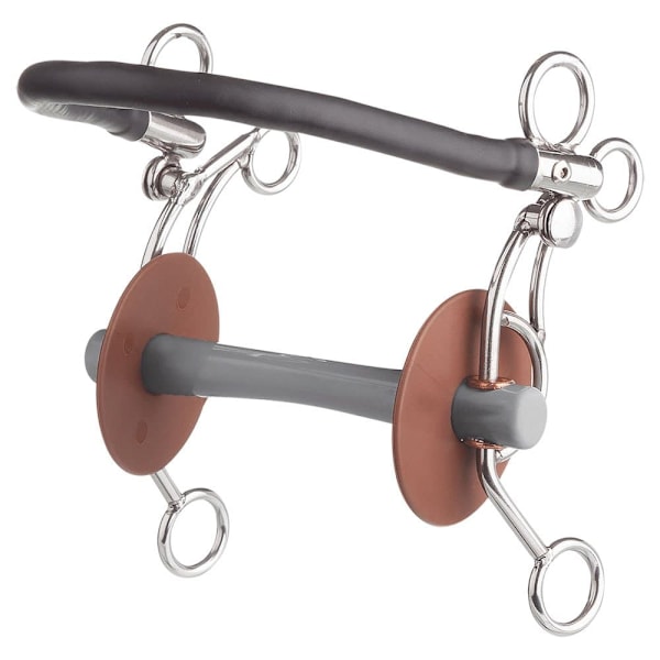 Beris Hårda Hackamore Tandem Us Comfort Bar Silver 130 mm