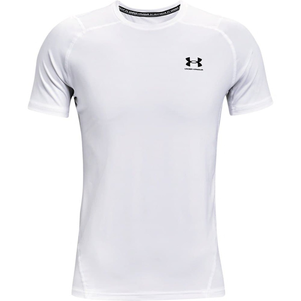 Under Armour Ches Courtes Jersey Ajusté À Hvid XL / Regular Mand