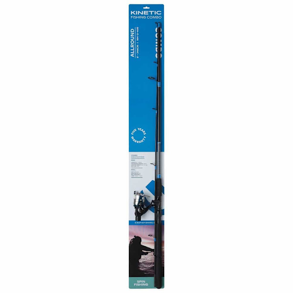 Kinetic Pyörivä Yhdistelmä Allround Cc Musta 2.14 m / 5-24 g