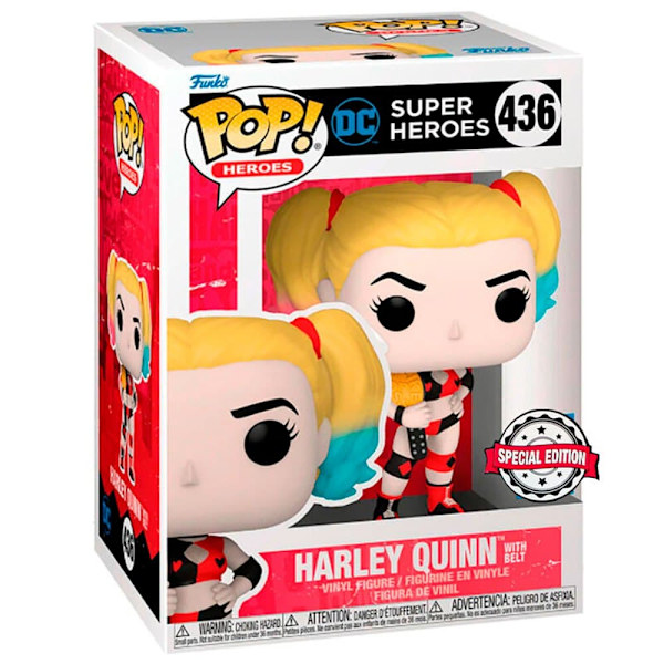 Funko Pop Dc Comics Super Heroes Harley Quinn Exclusive Flerfärgad