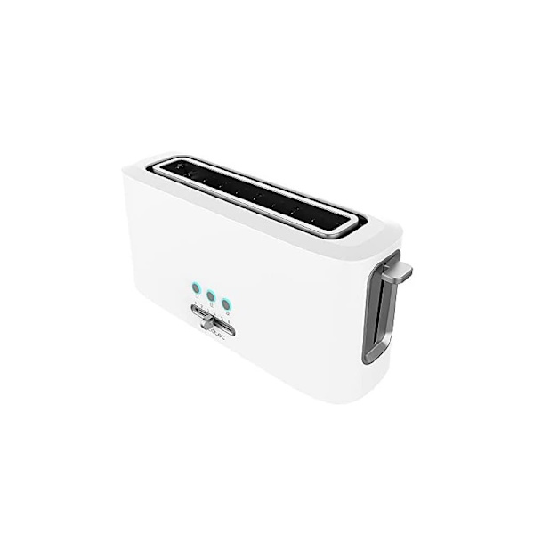 Cecotec Lodret Brødrister Toast&taste 10000 Extra White Sort One Size / EU Plug