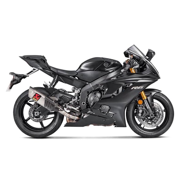 Akrapovic Lyddæmper Slip On Line Titanium Yzf-r6 17-18 Ref:s-y6so12-hapt Sort,Søvfarvet