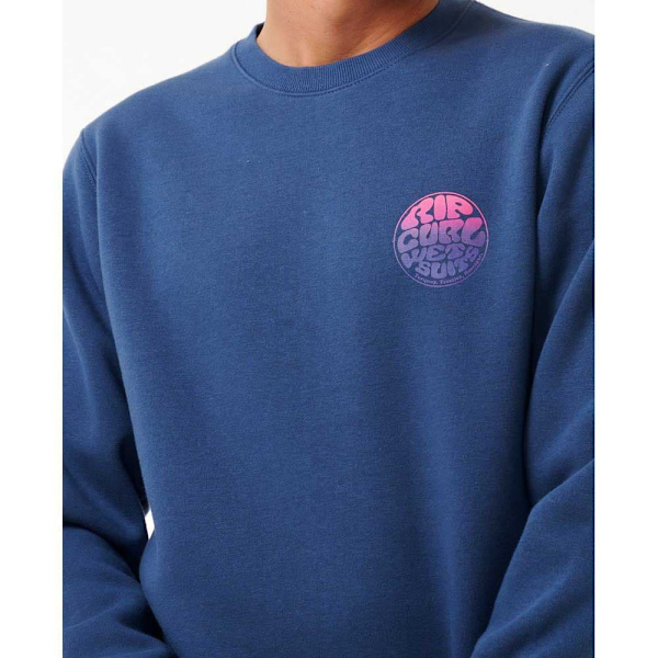 Rip Curl Wetsuit Icon Sweatshirt Blå L Mand