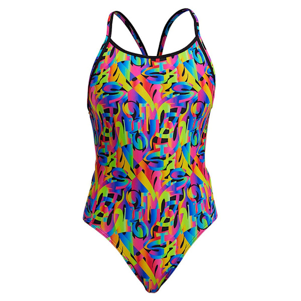 Funkita Diamond Secure Badetøj  AUS 16 Kvinde