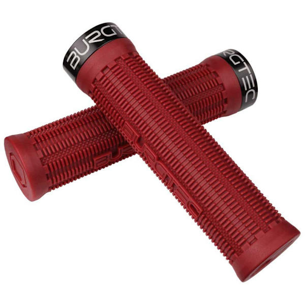 Burgtec Ohjaustangon Kahvat Bartender Pro Greg Minnaar Grip Signature Single Lock On Punainen