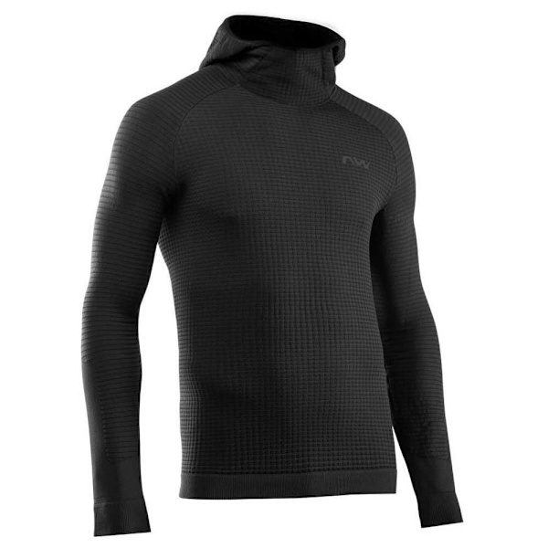 Northwave Hættetrøje Route Knit Sort 2XL Mand