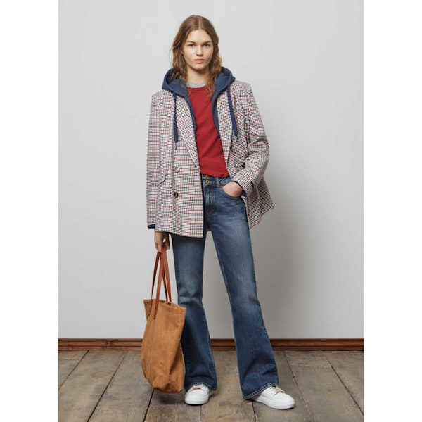 Pepe Jeans Felicity Sweatshirt Med Dragkedja Blå XL Kvinna