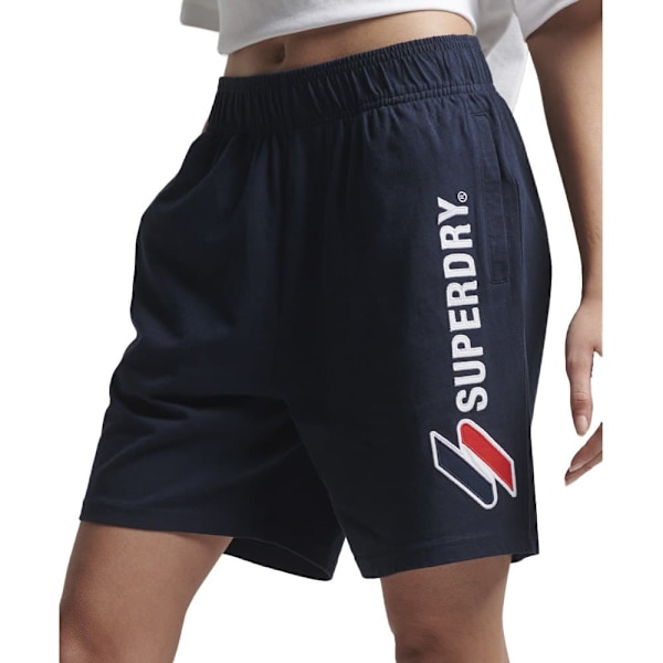 Superdry Shorts Code Sl Applique Boy Blå S Kvinna