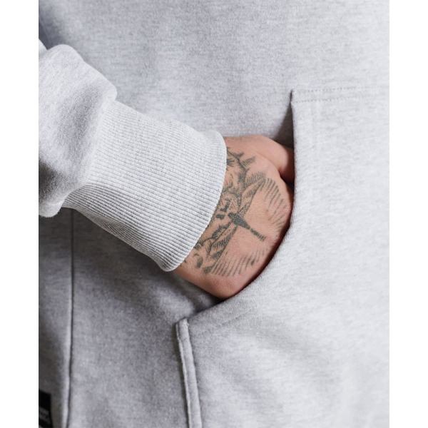 Superdry Hættetrøje Studios Rcycl Micro Side Grå S-M Mand