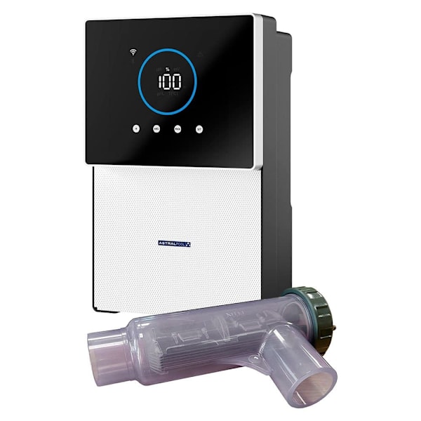 Astralpool Upp Till Clear Connect Scalable 30 G/h 140m³ Salt Vatten Klorinator Systemet