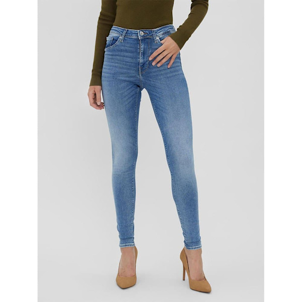 Vero Moda Jeans Med Høj Talje Sophia Skinny Fit Ri351 Blå L / 34 Kvinde