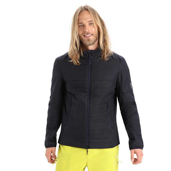 Icebreaker Jakke Merino Loft Brun,Sort XL Mand