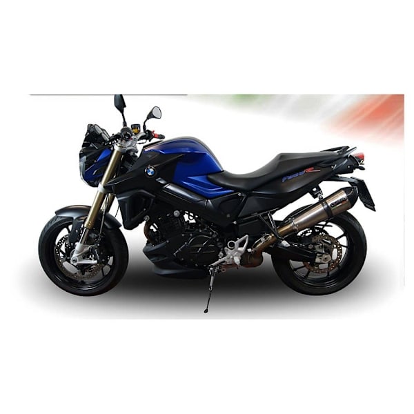 Gpr Exclusive Äänenvaimennin Gpe Anniversary Titanium Slip On F 800 R 09-14 Homologated Musta,Hopeinen