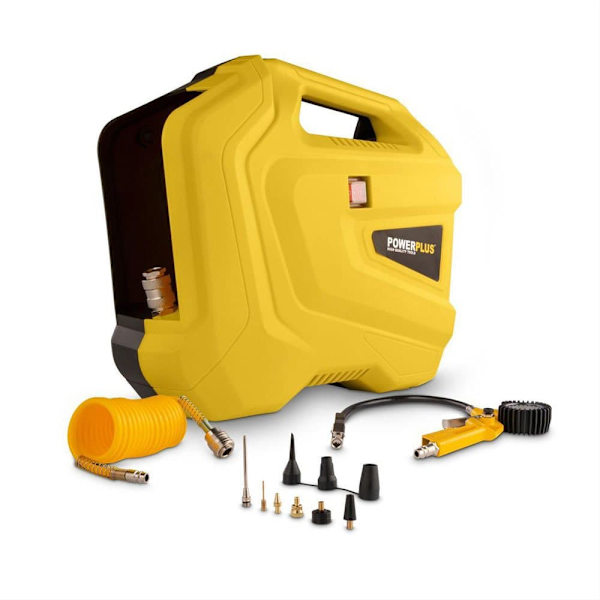 Powerplus Luftkompressor 1100w 11 Stykker