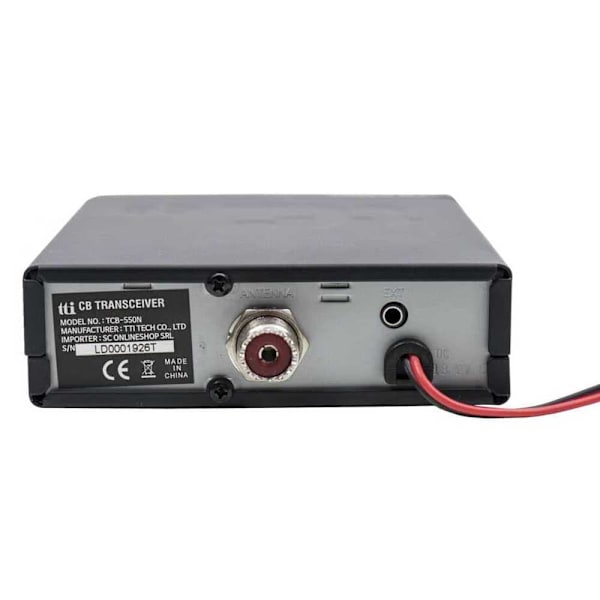 Tti Cb-radiostation Med Automatisk Squelch Tcb-550 N Sort