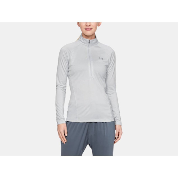 Under Armour Jersey Tech™ Twist ½ Zip Grå XS Kvinna