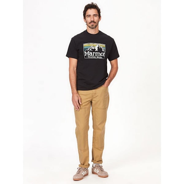 Marmot Lyhythihainen T-paita Mmw Gradient Musta XL Mies