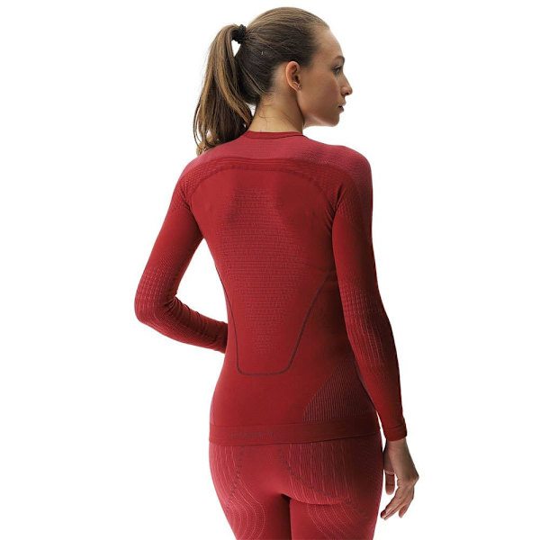 Uyn Evolutyon Langærmet Baselayer Rød XS Kvinde