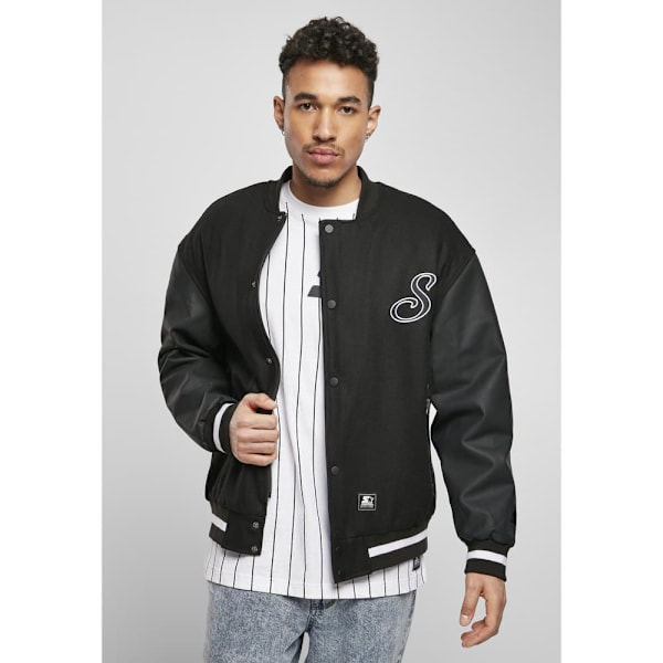 Urban Classics Starter Script College Jakke Sort S Mand