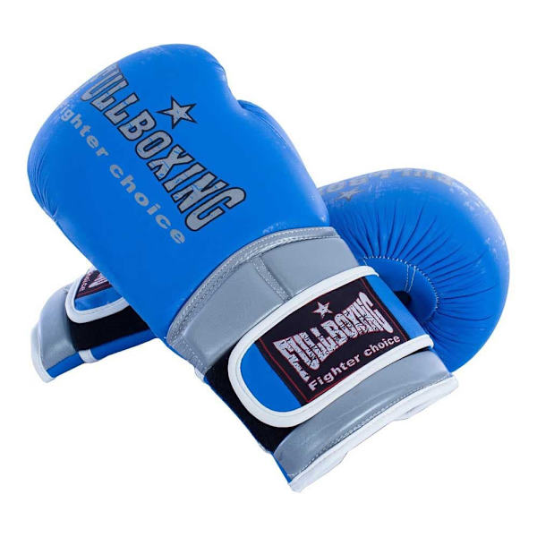 Fullboxing Boxningshandskar I Konstläder Master Blå 16 oz