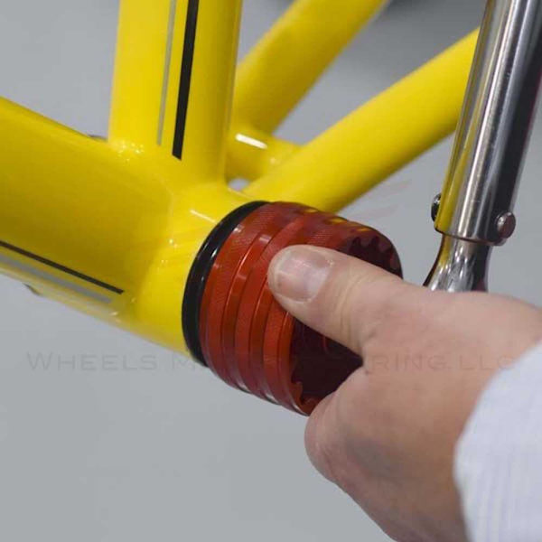 Wheels Manufacturing Double Sided Bottom Bracket Socket Röd