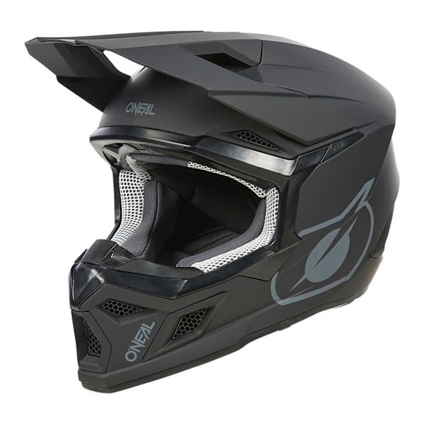 Oneal 3srs Solid Offroadhjelm Sort S