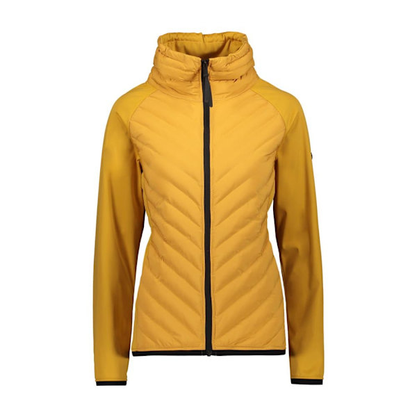 Cmp Hybridjacka Fix Hood Fleece 30m0246 Gul S Kvinna