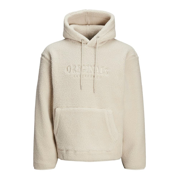 Jack & Jones Frederiksberg Teddy Hættetrøje Beige S Mand