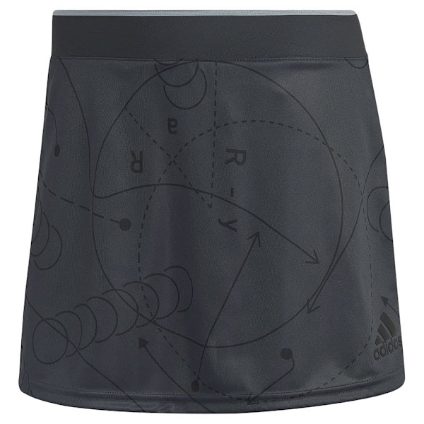 Adidas Kjol Club Graphskirt Grå L Kvinna