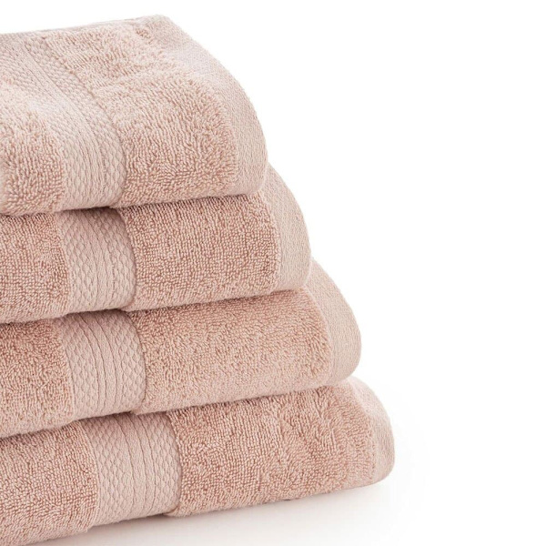 Muare Pakke Med 2 Håndklæder Frisure 50x100 Cm Beige