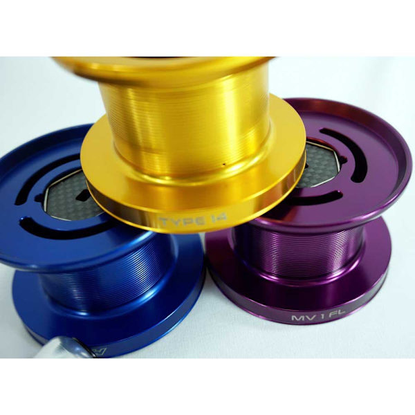 Mvspools Rak Reservspole I Aluminium Mv1 Guld T3