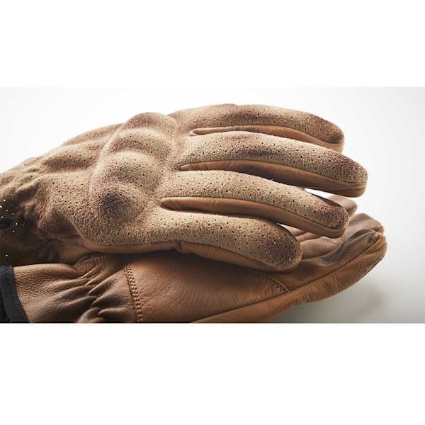 Fuel Motorcycles Handsker Flat Brun XL