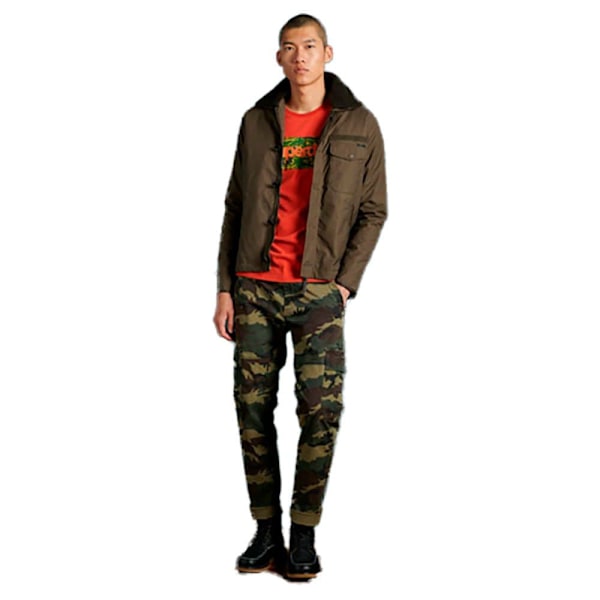 Superdry Jakke Waxed Field Deck Grøn L Mand