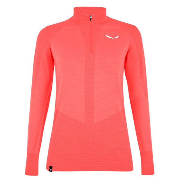 Salewa Zebru Responsive Langærmet Baselayer Rød XL Kvinde