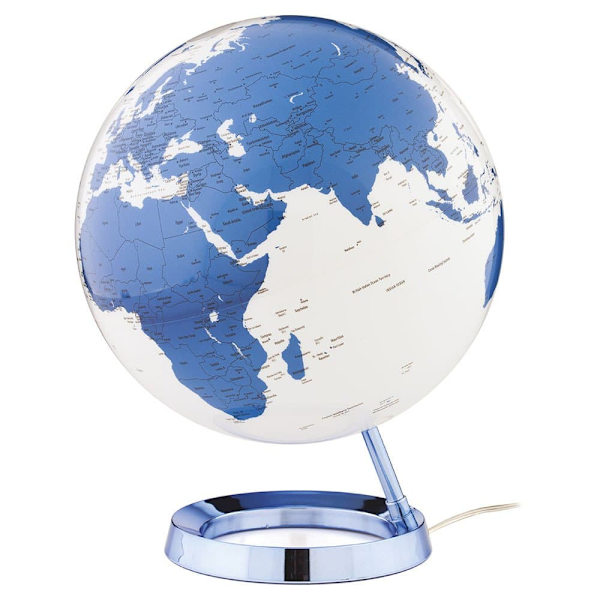 Atmosphere L&c Hot Blue Kugle 30 Cm Transparent