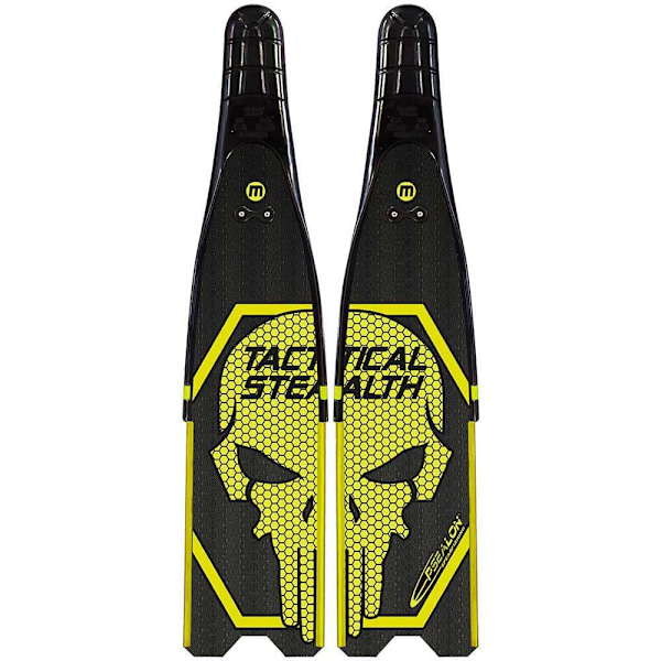 Epsealon Tactical Stealth Hard Harpunfiskefinner Sort EU 46-47