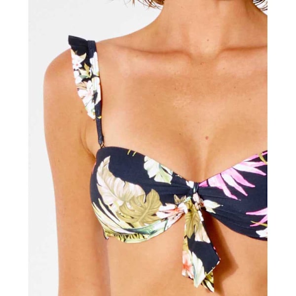 Rip Curl Bikinitopp On The Coast Bandeau Vit L Kvinna