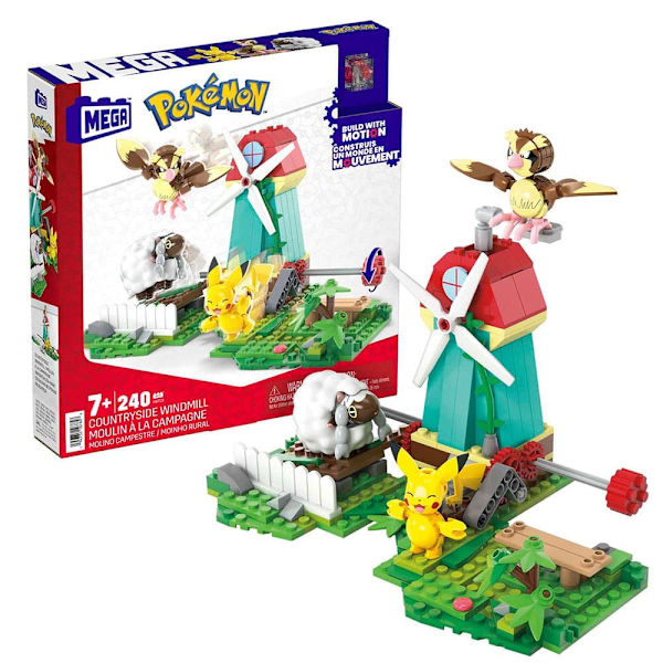 Mega Construx Vindens Stad Pokémon Grönt