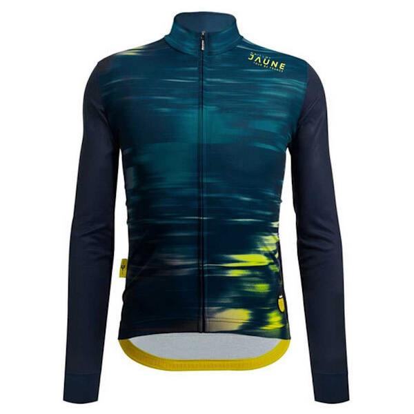 Santini Långärmad Tröja Le Maillot Jaune Blå XL Man