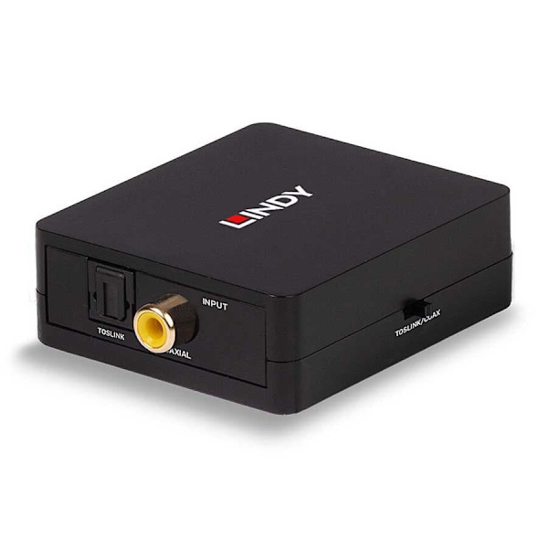 Lindy 70457 Spdif Digital-til-analog Lydkonverter Sort