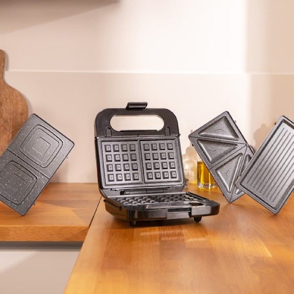 Cecotec Smörgåsgrill Rock´ntoast 4in1 1000w Svart One Size / EU Plug