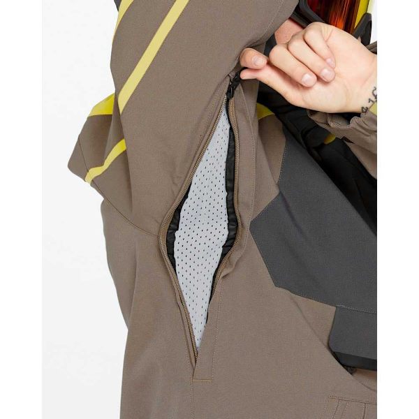 Volcom Brighton Jacka Brun XL Man