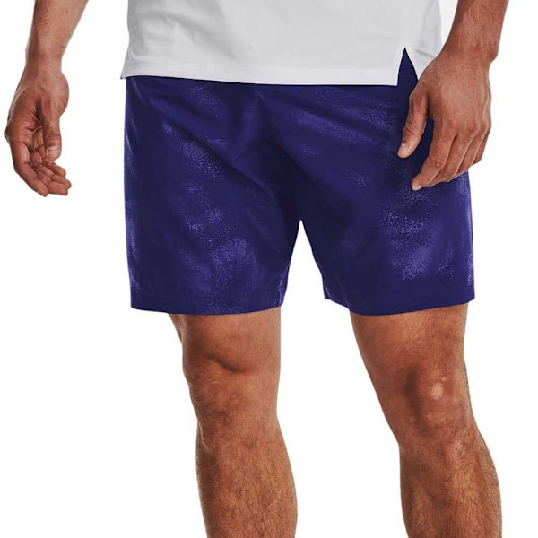 Under Armour Shorts Woven Emboss Blå L / Regular Man